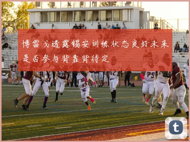 博雷戈透露锡安训练状态良好未来是否参与背靠背待定